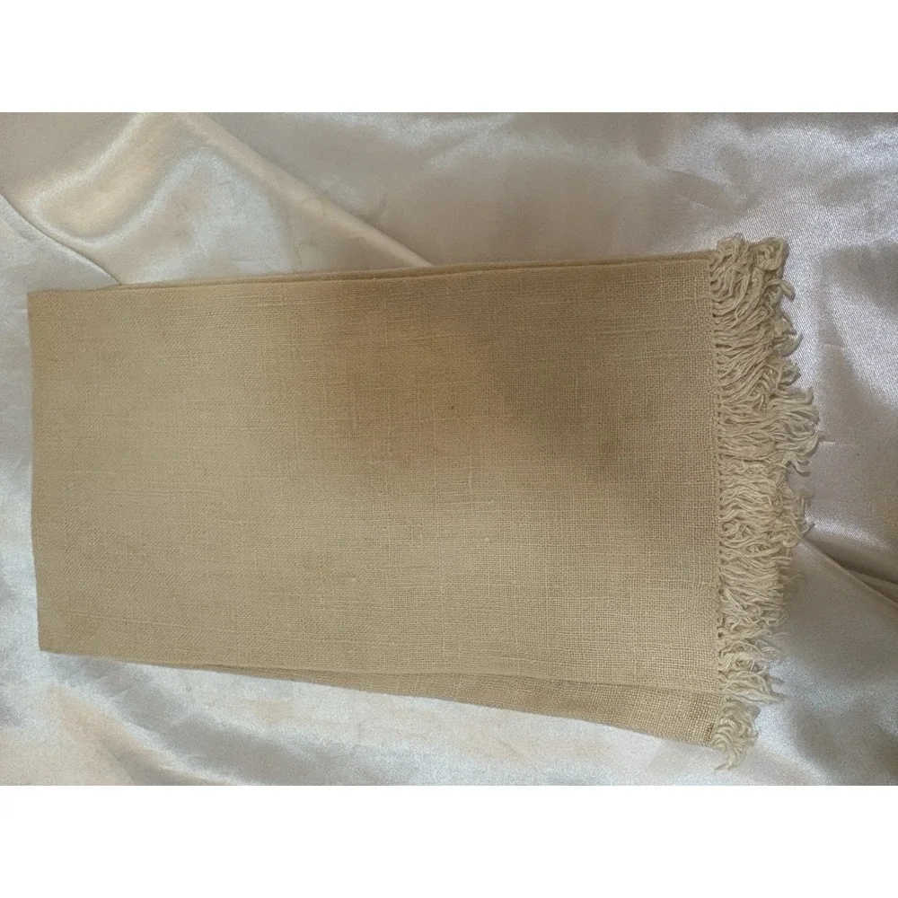 Vintage Handmade Embroidered Guest Tea Towel Southern Ladies Welcome Sign